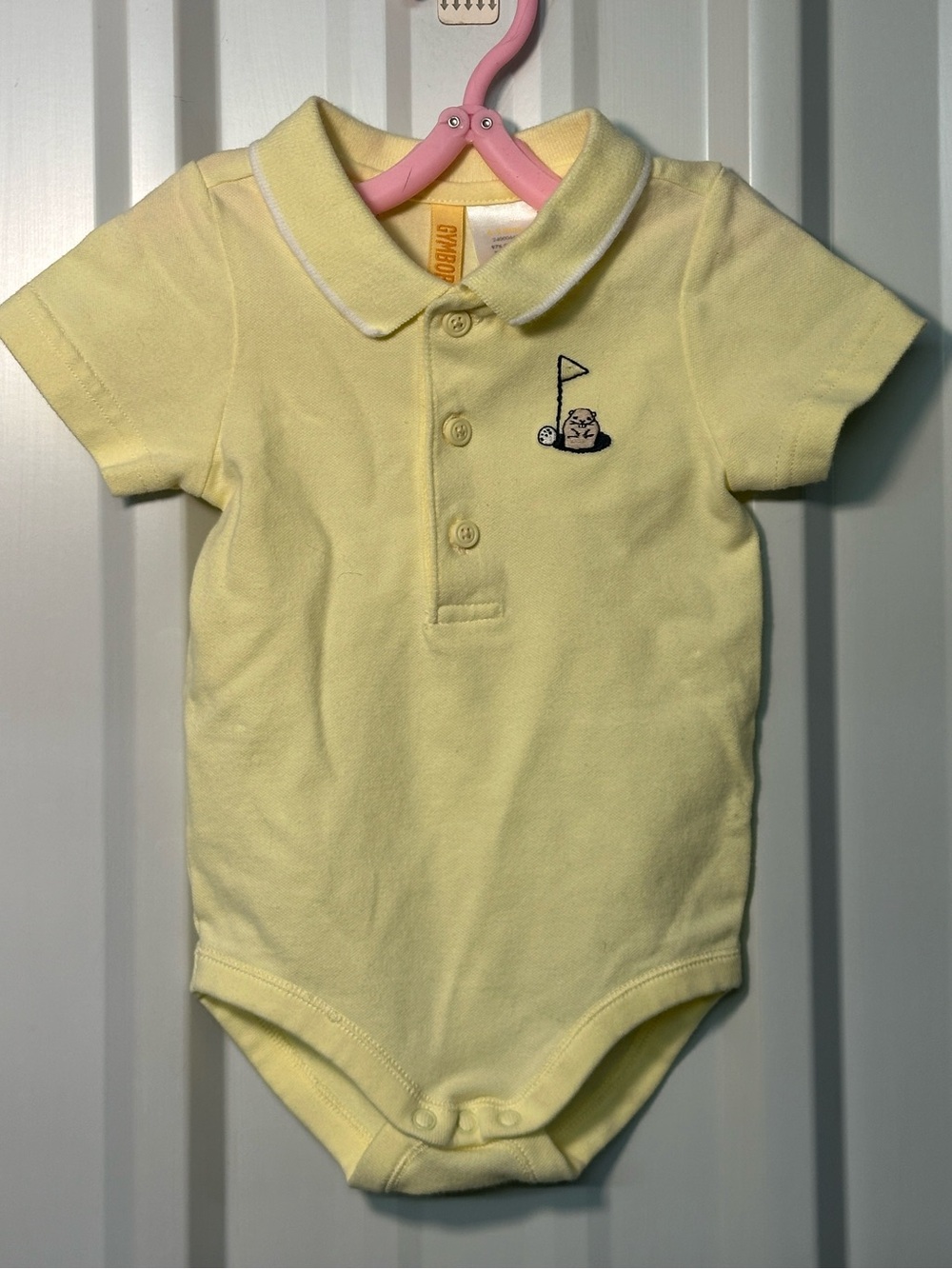 Vintage Gymboree Baby Yellow Romper Onesie Sunshine Aesthetic Infant Summer - Picture 5 of 5
